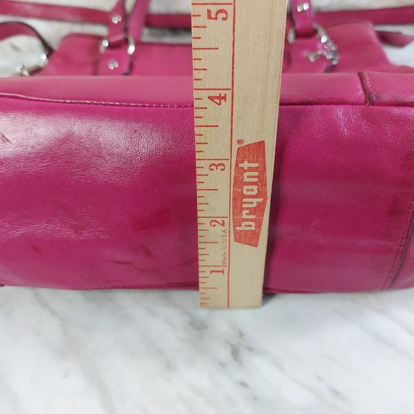 Coach F23901 Pink Daisy Leather Mia Leather Crossbody Bag - Picture 14 of 15